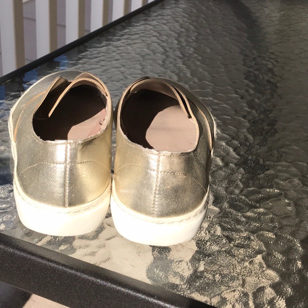 Zara Basic Collection Gold Shoes - Picture 4 of 7